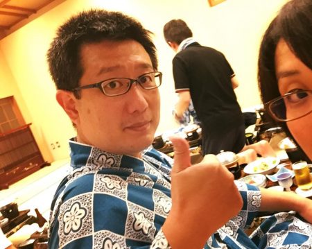 塾長とツーショットー